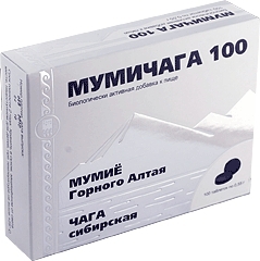 Мумичага-100 или что из себя представляет препарат